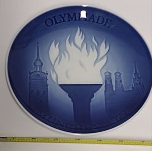 B & G 1972 Munich Olympics Decorative Plate